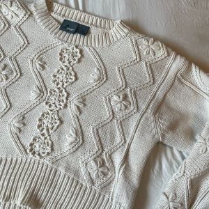 Vintage Liz Claiborne knit/crochet sweater